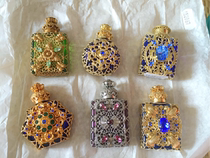 Handmade in Czech antique perfume bottles in the Czech Republic
