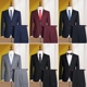 Bộ đồ vest nam ba mảnh phù hợp với người Hàn Quốc Slim học sinh nhỏ phù hợp với trang phục chuyên nghiệp người đàn ông tốt nhất chú rể váy cưới - Suit phù hợp quần tây nam Suit phù hợp