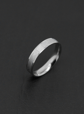 钛钢十字架情侣指环尾戒