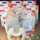 Đức NUK bé teether mát xa nướu răng chống sâu răng voi răng hàm băng nhai bé teether - Gutta-percha / Toothbrsuh / Kem đánh răng đồ dùng cho bé ăn dặm Gutta-percha / Toothbrsuh / Kem đánh răng