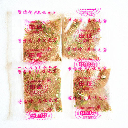 延边特产汪清申联方便面料包明太鱼/棒鱼蘸料烧烤调料100袋包邮 - 图0