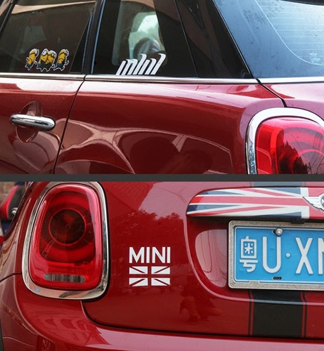 迷你车身拉花贴纸 mini cooper Countryman f55 f56装饰车贴 - 图1