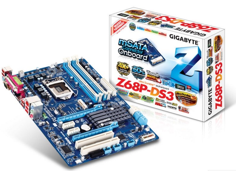 推薦 Gigabyte/技嘉 Z68P-DS3 PCIE 3.0 1155針 SATA3 Z68大