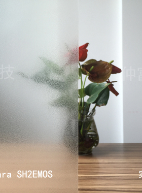 磨砂3M半透视玻璃隔断手感好贴膜