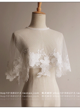 新款秋冬年会晚宴会斗篷款纱礼服