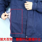 Джинсовая униформа медсестры, хлопковый износостойкий комбинезон, защита от ожогов