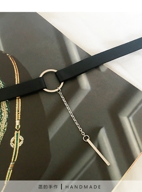 赖冠霖同款wannaone长条项圈