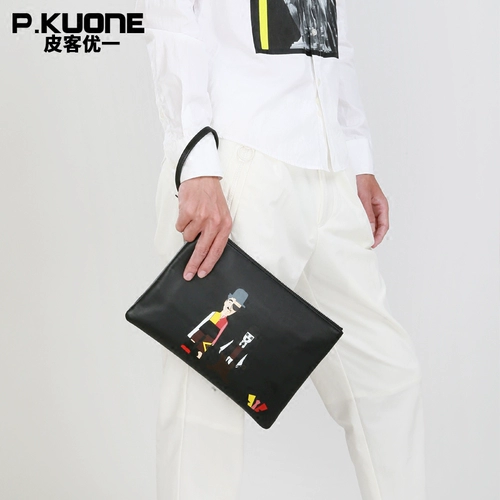 Сумка с петлей на руку, маленькая сумка клатч, кожаная цепочка для отдыха с молнией, из натуральной кожи