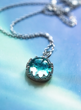 捷克琉璃琉璃宝石银女