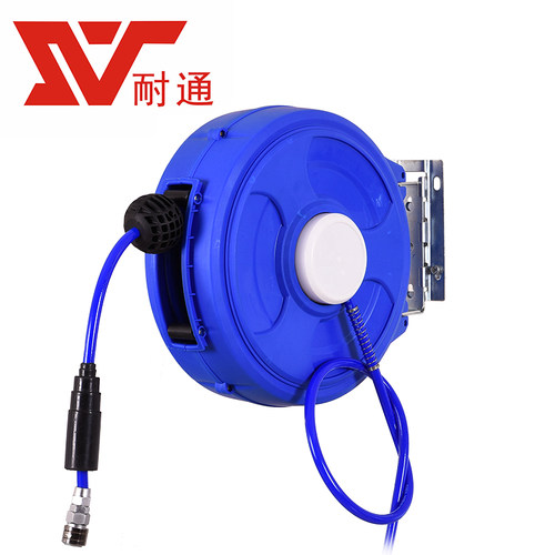 耐通自动卷管器 气鼓 水鼓 电鼓洗车场自动绕管盘PU夹纱汽车美容 - 图1