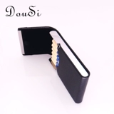 Мужской маленький ультратонкий магнитный портсигар из нержавеющей стали