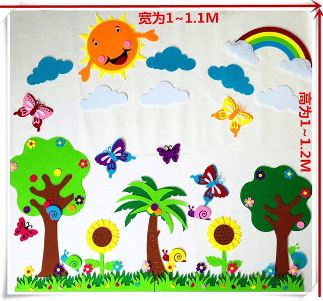 nursery school wall decoration