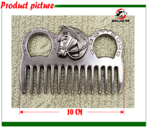 Metal Horse Comb Pet Comb Brush Surface Polished 