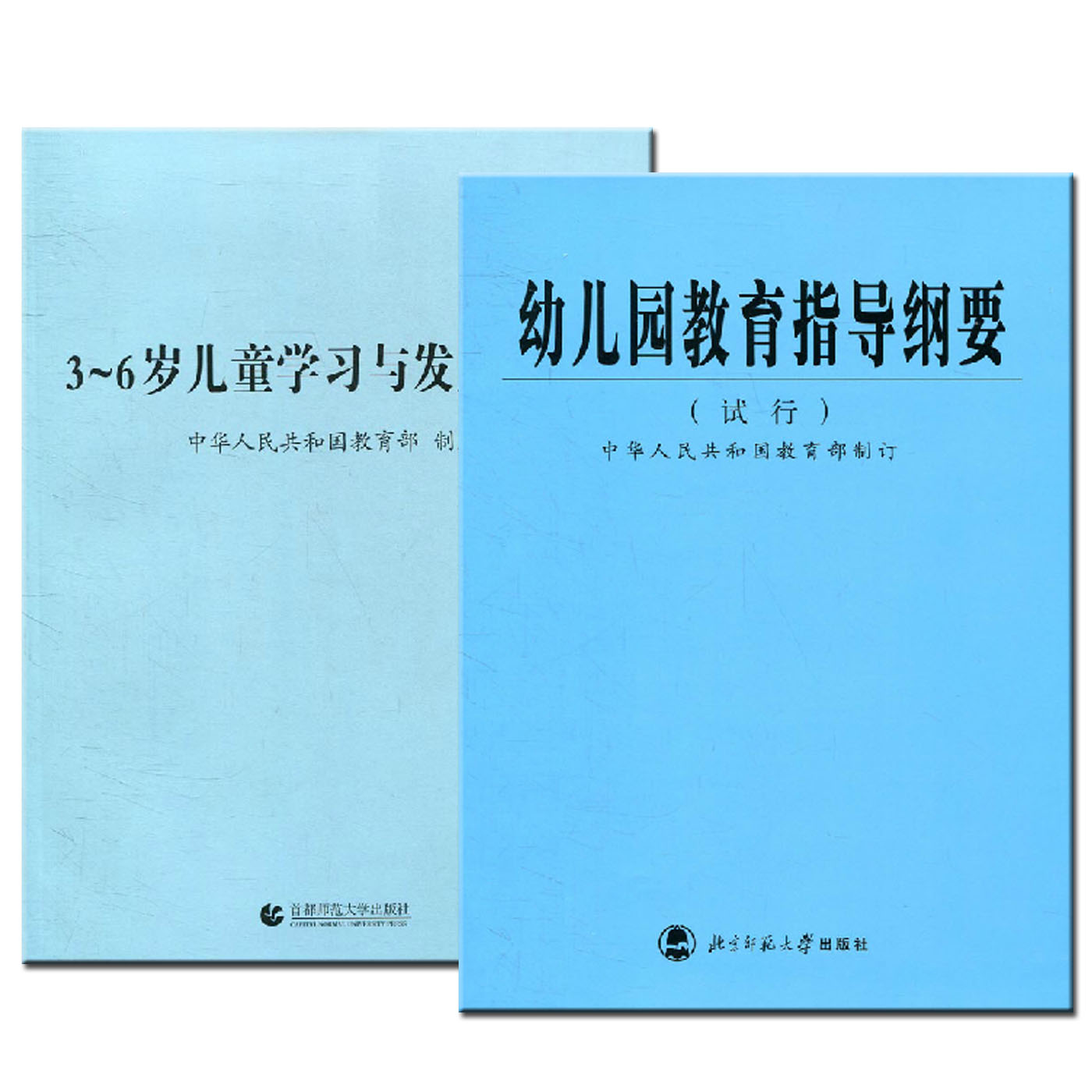 3-6岁儿童学习与发展指南+幼儿园教育指导纲要(试行)全套2本 学前教育读本幼儿园教育活动指导 幼儿园教育指导教师用书发展指南 - 图3