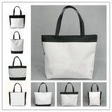 Пустая рука -белая сумка белой доски Черно -белая цвет -Королевая сумка Canvas DIY Сумка для защиты окружающей среды Печата настройка пакета