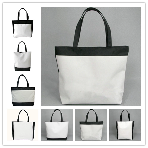 Пустая рука -белая сумка белой доски Черно -белая цвет -Королевая сумка Canvas DIY Сумка для защиты окружающей среды Печата настройка пакета