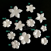 50 sheet solid satin small flower accessories DIY handmade Barbie Doll Wedding Dresses Dress Decorative materials