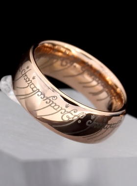 抗磨损戒指钨金魔戒男高级感