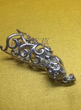 纯银吊坠项链饰品护身符