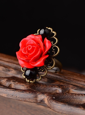 复古风个性学生食指可调节首饰