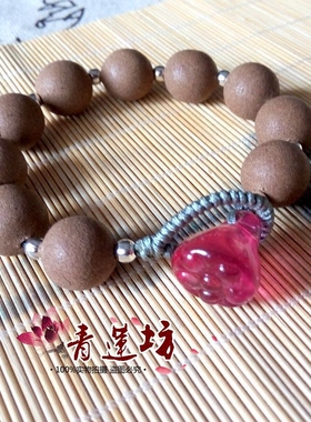 舒缓解压玫瑰迷迭香手工合香珠串