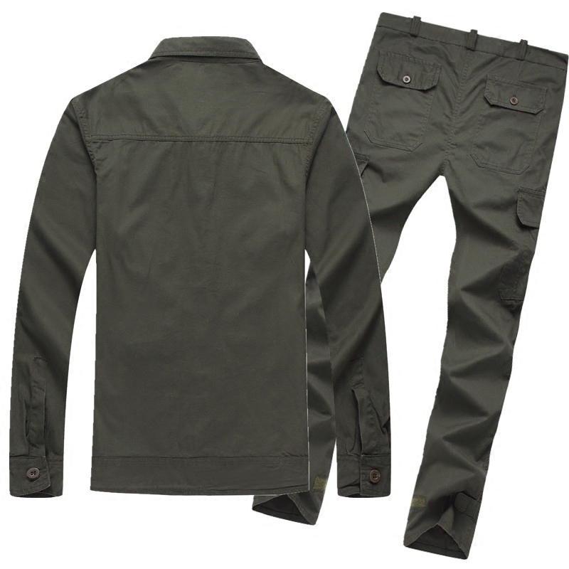 工作服套装男夏季长袖透气劳保服 勇士户外工装工装制服