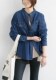 C27 Korean women's new 2026 simple pocket spring autumn summer women's long-sleeved denim style loose shirts sun protection inner wear