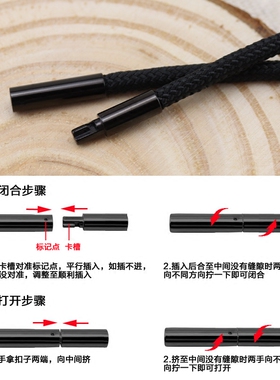 黑色绳子项链绳吊坠脖子戒指挂脖