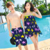 Ngực nhỏ mới tập hợp tấm thép bikini áo tắm ba mảnh nam những người yêu thích đồ bơi bãi biển - Vài đồ bơi đồ đi biển cho cặp đôi Vài đồ bơi