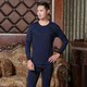 Trung niên và tuổi già Qiuyi Qiuku cơ sở cotton nam đồ lót nhiệt cotton cổ cao chạm đáy bộ áo len cotton - Phù hợp với nóng lên quần áo giữ nhiệt nữ trung niên Phù hợp với nóng lên