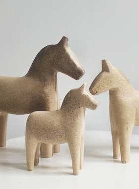 瑞典达拉木马木质毛坯粗坯素材