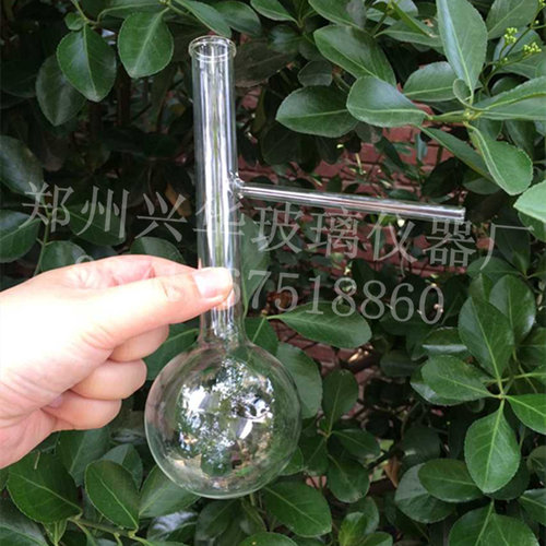 石油具支蒸馏瓶125mlGB/T255石油产品馏程测定法专用具支蒸馏烧瓶 - 图1