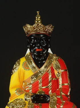 树脂清水祖师佛像摆件闽南神明