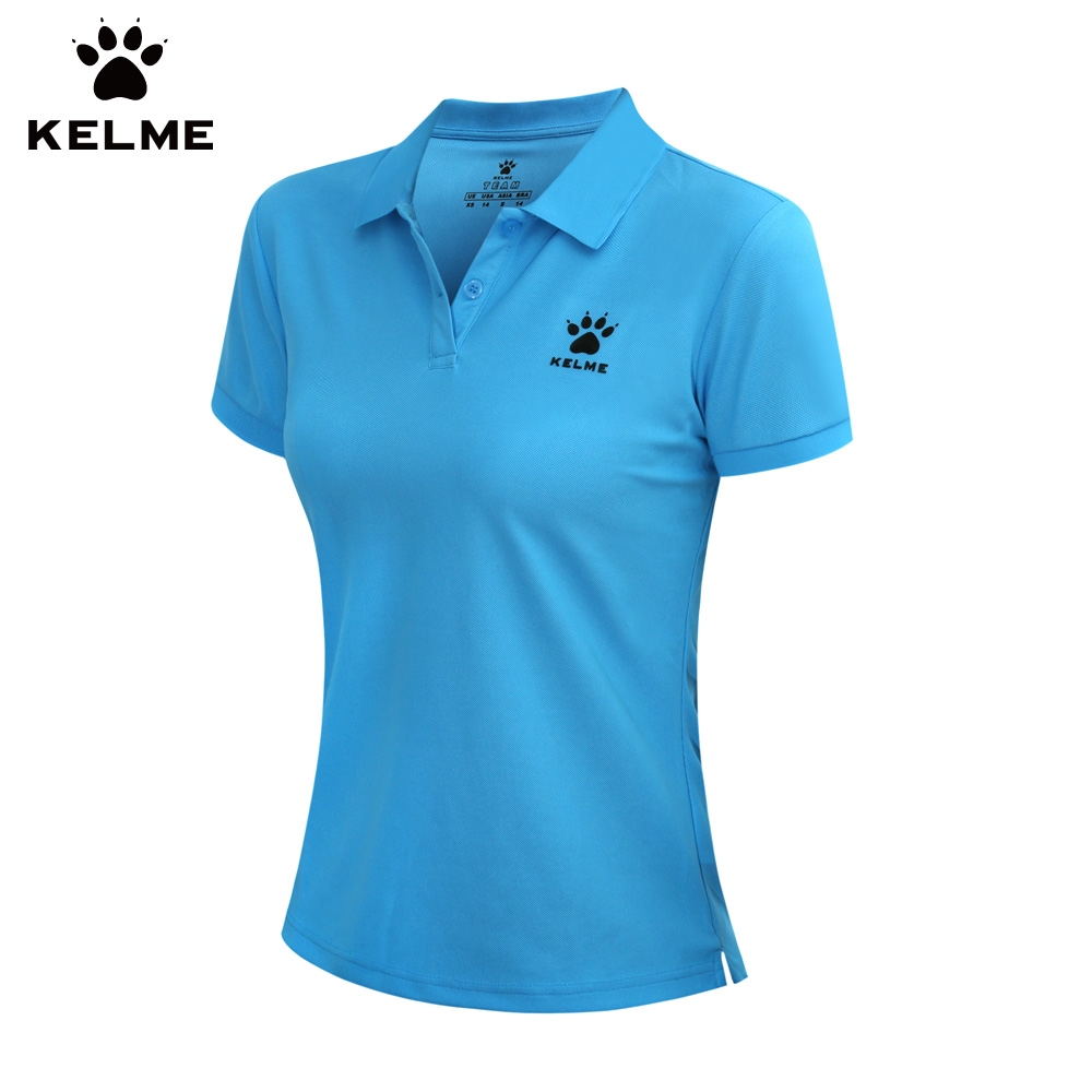 卡爾美POLO衫女短袖保羅衫上衣正品kelme運動休閒翻領T恤外套126
