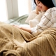 Sofa bông gạc chăn giải trí chăn văn phòng ngủ trưa chăn in lưới màu đỏ phần chăn mền - Ném / Chăn chăn lông cừu nhật Ném / Chăn