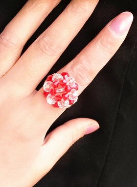 diy水晶串珠手工原创多色成品