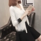 Áo khoác nữ mùa xuân 2019 mới sang trọng đầu xuân áo len cardigan nữ mùa xuân đan áo khoác nữ mùa xuân và mùa thu thủy triều - Cardigan