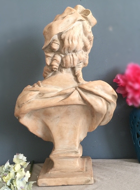 促销美式风树脂维纳斯人头装饰品