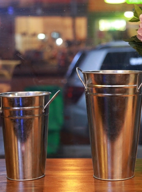 热卖镀锌铁皮田园干花插花铁艺