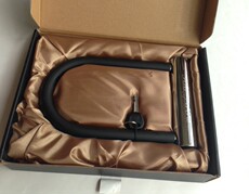 велозамок 【全国包邮】台湾狗王锁 re2200k 防液压剪 u锁 电动车锁