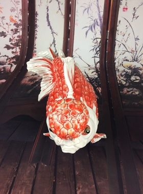 石湾公仔陶瓷客厅电视柜工艺品