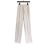 Шифоновые штаны для школьников, коллекция 2022, свободный прямой крой, в корейском стиле, высокая талия, по фигуре