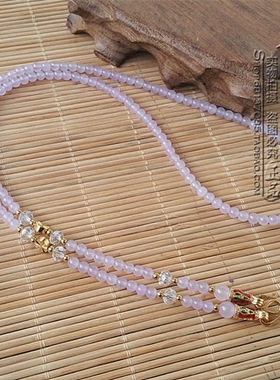 浅紫色毫米其他款式佛牌可定制