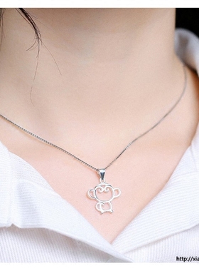 本命年猴年开运可爱你吊坠项链