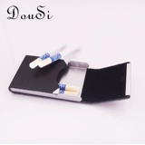 Мужской маленький ультратонкий магнитный портсигар из нержавеющей стали