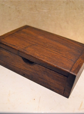 东南亚风办公泰国木制座架名片盒