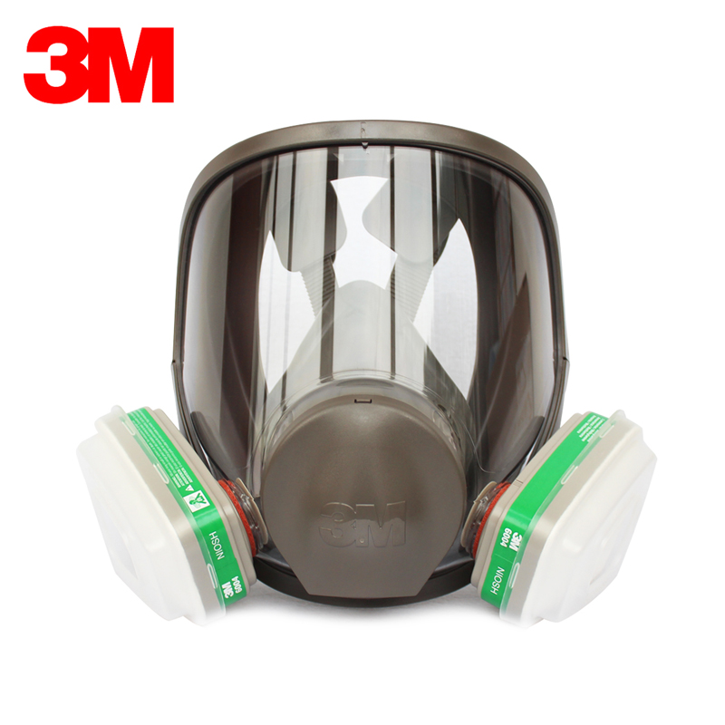 正品3M6800+6004防毒面具七件套，防甲胺，防氨气 - 图0