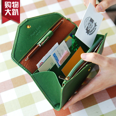 韓國Plepic 男女式錢包皮質旅行證件護照包手機包holiday clutch
