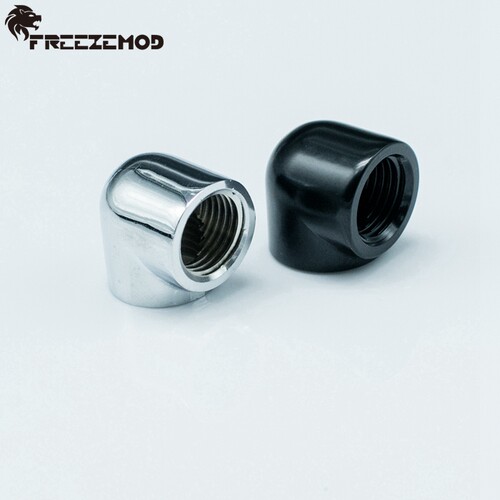 FREEZE WT-ZJ90B电脑水冷 90度内丝弯头  硬管弯头搭配 直角弯头 - 图1