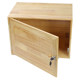 Lockable solid wood cabinet installation-free storage cabinet